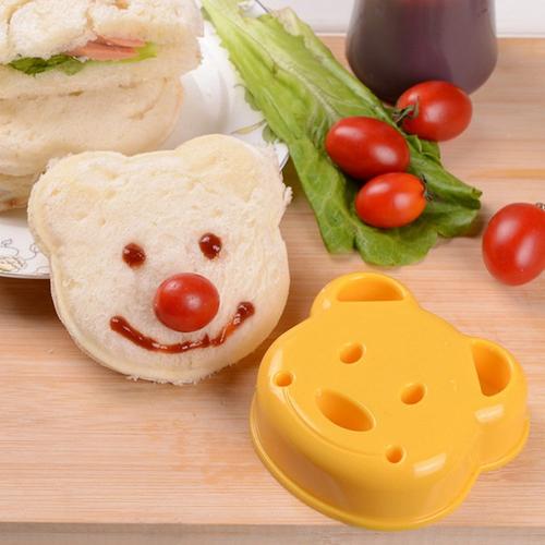 厂家直销 笑脸小熊三明治模具 面包模具 三明治制作器 diy模具